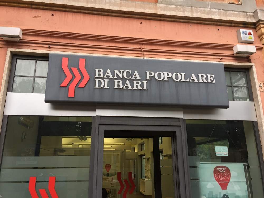 Banca Popolare di Bari: Corte d'Appello sospende sanzioni